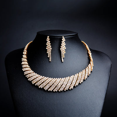 Collar de Novia Oro 18k con Cristales - Diseño Europeo - Image 10