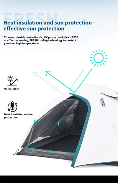 Tienda de Campaña Impermeable Reforzada para Camping - Image 7