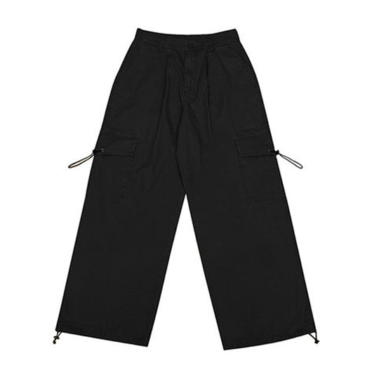 Pantalones de Trabajo Retro Cintura Alta Pierna Ancha Estilo Otoño - Image 15