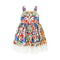 Vestido Princesa Infantil con Tirantes y Encaje Elegante