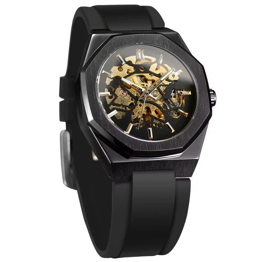 Reloj Automático Mecánico con Correa de Caucho - Image 7
