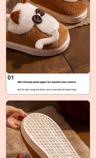 Pantuflas Felinas Esponjosas - Cómodas Zapatillas Peluche para Casa Invierno - Image 12