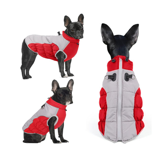 Abrigo Térmico Reversible para Perros - Chaqueta Acolchada Impermeable y Cortavientos - Image 14