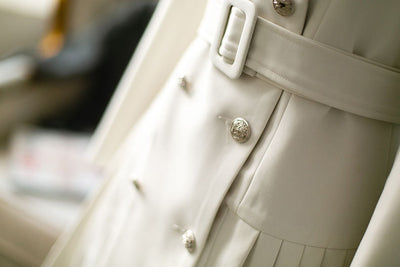 Traje Ejecutivo Mujer Doble Botonadura Falda Plisada Elegante - Image 16