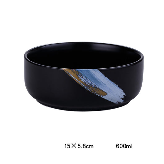 Plato Hondo Cerámica Nórdica Minimalista para Comida Occidental - Image 11