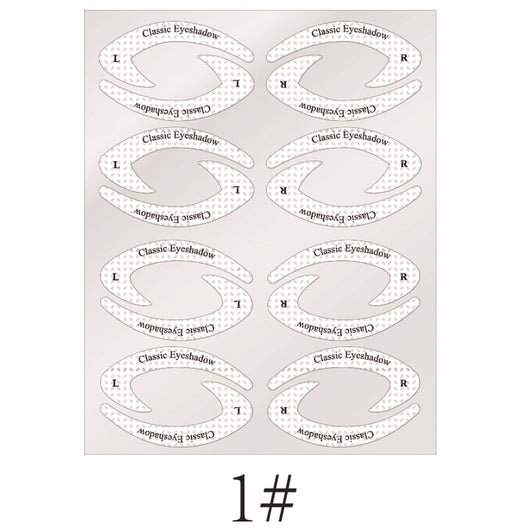 Plantilla de Adhesivos para Sombra de Ojos y Delineador de Precisión - Image 14