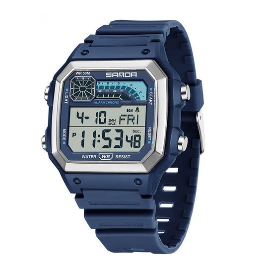 Reloj Deportivo Cuadrado Delgado con Luz Nocturna y Resistencia al Agua - Image 6