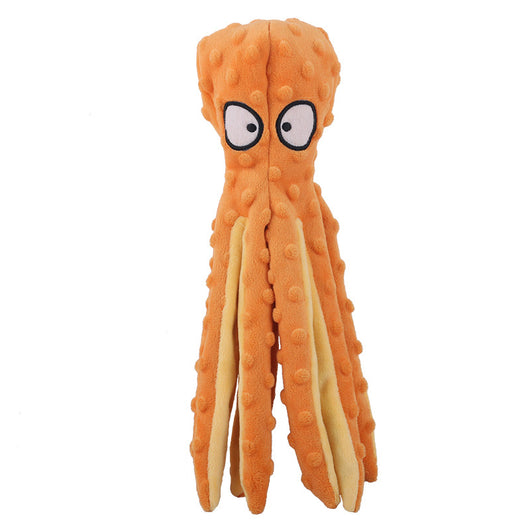 Juguete de Pulpo Chirriante para Perros - Juguete de Goma sin Relleno para Masticación y Dentición - Image 13