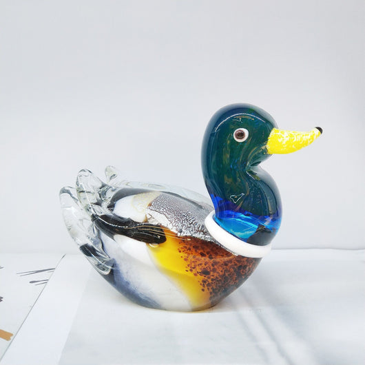 Pato Mandarín de Cristal - Decoración Artesanal Estilo Antiguo - Image 7