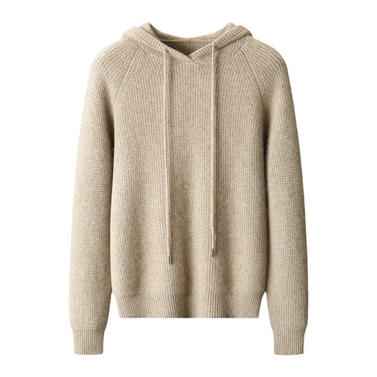 Suéter de Cachemira con Capucha para Otoño e Invierno - Image 5