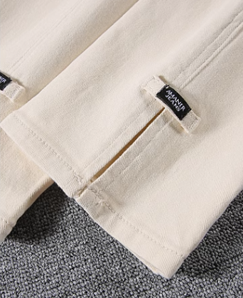 Jeans Skinny Talle Alto con Abertura Frontal para Mujer - Image 8