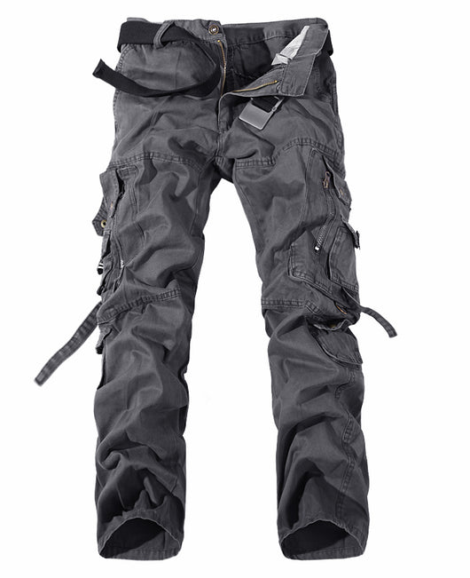 Pantalones Cargo Multibolsillos para Hombre - Estilo Lavado Moderno - Image 6