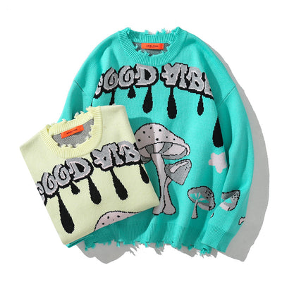 Suéter Urbano Casual con Estampado - Pullover Tejido Cómodo - Image 8