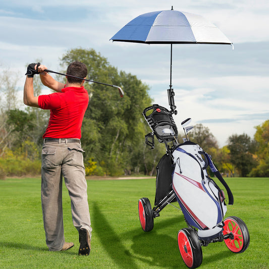 Carrito de Golf Plegable con 4 Ruedas - Transporte Fácil
