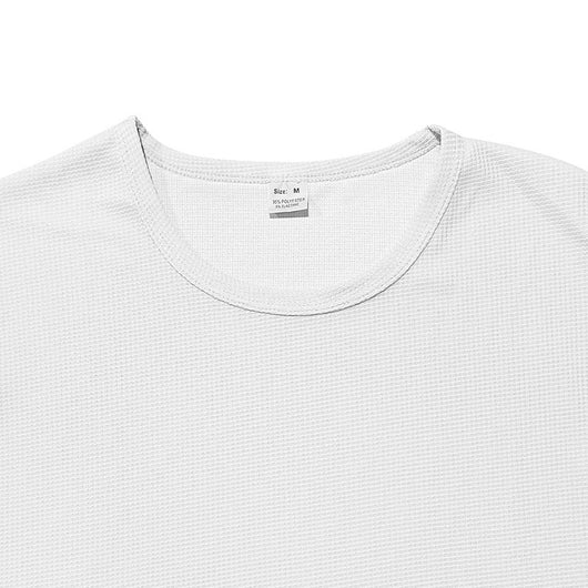 Polera Cuello Redondo Textura Waffle para Hombre - Image 25
