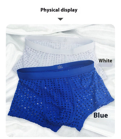 Bóxer Deportivo de Malla Transpirable para Hombre Talla Grande - Image 14