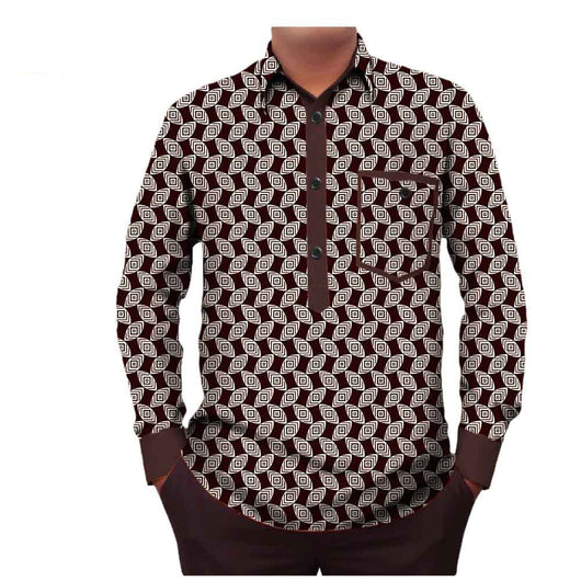 Playera de Algodón con Estampado Batik para Hombre - Image 7