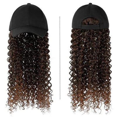 Complemento de Moda Natural con Gorro y Peluca para Mujer - Image 12
