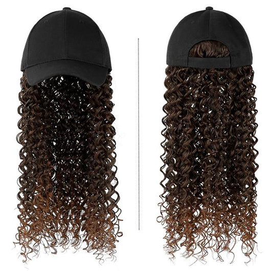 Complemento de Moda Natural con Gorro y Peluca para Mujer - Image 12