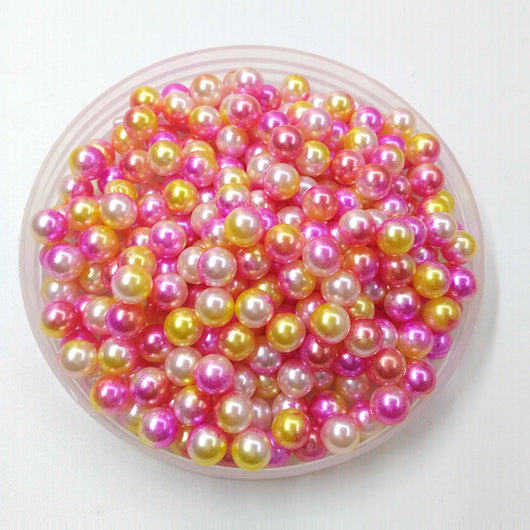Perlas Acrílicas Redondas Sin Agujero para Joyería - Image 3