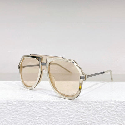 Gafas de Sol Oversized con Estampado Leopardo Negro para Mujer