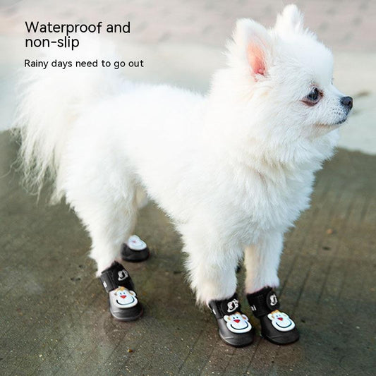 Botas Impermeables para Gatos y Mascotas - Suela Antideslizante Suave