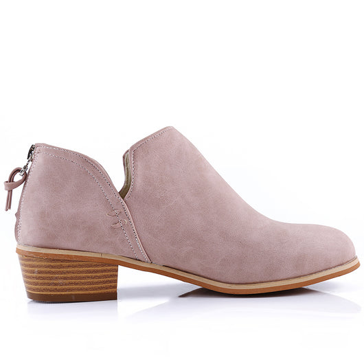 Botas Cortas para Mujer con Moño Mariposa y Tacón Medio - Punta Fina - Image 9