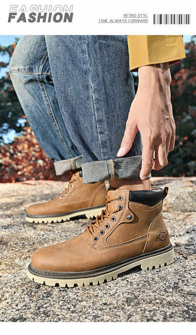 Botas Casuales Martin de Cuero Genuino para Hombre - Caña Media - Image 13