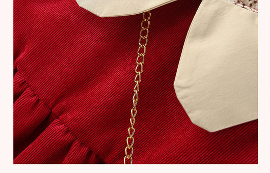 Vestido Bebé Osito Colores Puros en Pana Suave - Image 21