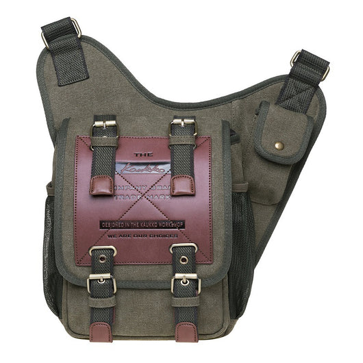 Bolsa Mensajero Canvas Retro para Hombre - Image 3