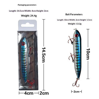 Señuelos Flotantes Realistas con Ojos de Pez para Pesca de Altura - Image 4