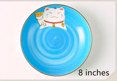 Tazón de Cerámica Gato de la Suerte Estilo Japonés - Image 31