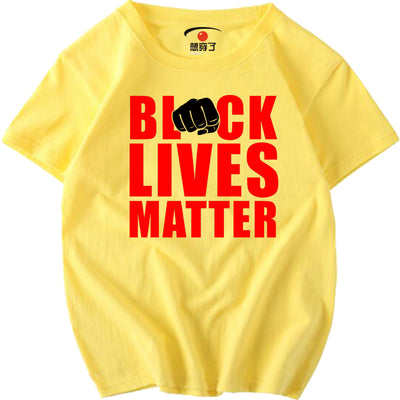 Camiseta de Algodón Negra Personalizable - Black Lives Matter - Image 6