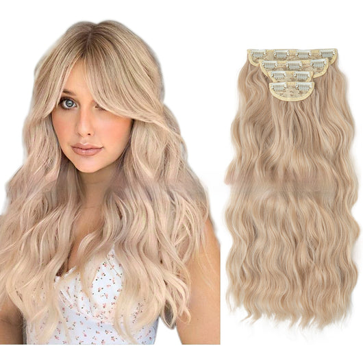 Set de 4 Pelucas de Fibra Térmica para Mujer - Cambio de Look Instantáneo - Image 14
