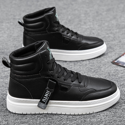Botines Blancos para Hombre Estilo Coreano - Image 12