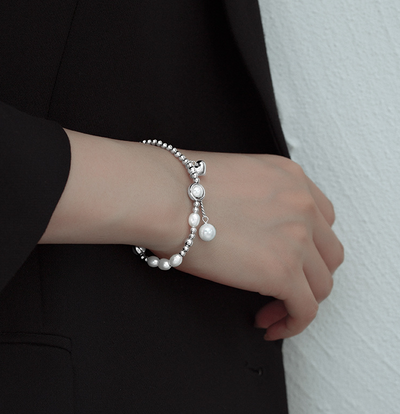 Pulsera de Plata S925 con Perla y Corazón - Elegancia y Temperamento - Image 17