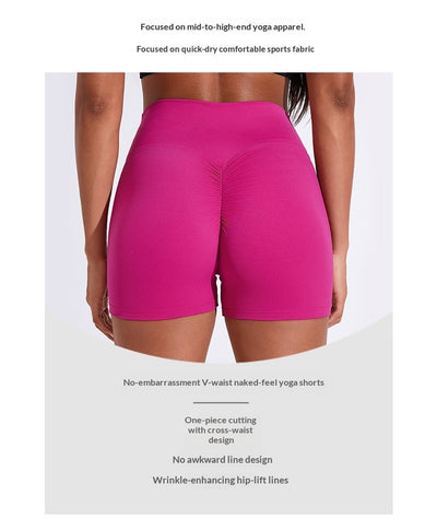Pantalones Yoga Levantacaderas de Cintura Alta Plisados - Estilo Europeo - Image 28