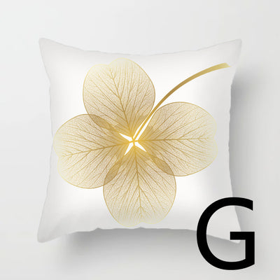 Almohada de Respaldo Flanela Dorada con Flores y Lentejuelas - Image 7