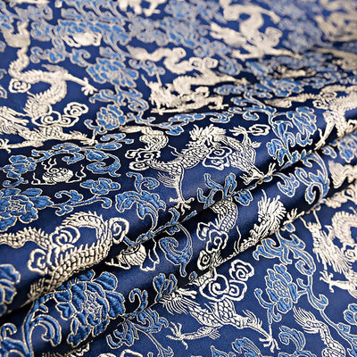 Tela de Brocado Seda Auténtica para Traje Tang Antiguo y Cheongsam - Artesanía DIY - Image 12