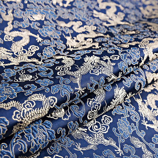 Tela de Brocado Seda Auténtica para Traje Tang Antiguo y Cheongsam - Artesanía DIY - Image 12