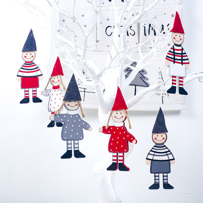Adorno Navideño de Madera - Figuras Niño y Niña Decorativas - Image 15