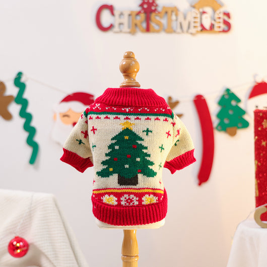 Suéter Navideño para Perros Árbol Verde Estilo Casual - Image 7