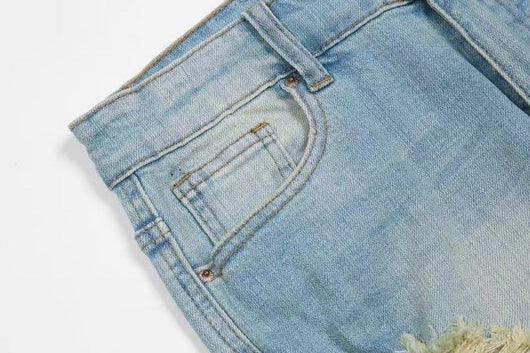 Jeans Rotos con Cierres y Detalles Desgastados - Image 10