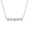 S925 Sterling Plateado Classic Vintage Irregular Pendant Necklace Plateado