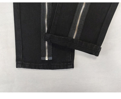 Pantalones Slim Fit Rotos para Hombre con Cierre Frontal - Image 14