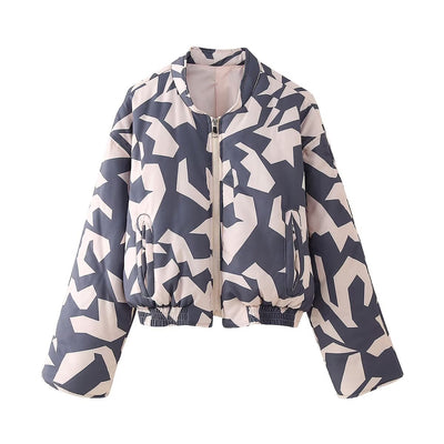 Chaqueta de Algodón con Cierre de Cremallera - Casual y Versátil - Image 3