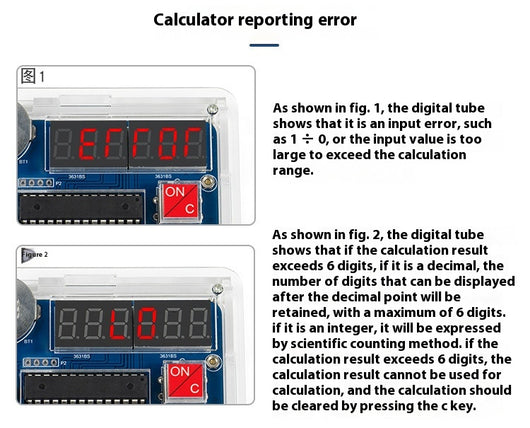 Kit DIY Calculadora con Microcontrolador de Chip Único y Pantalla Digital - Image 13