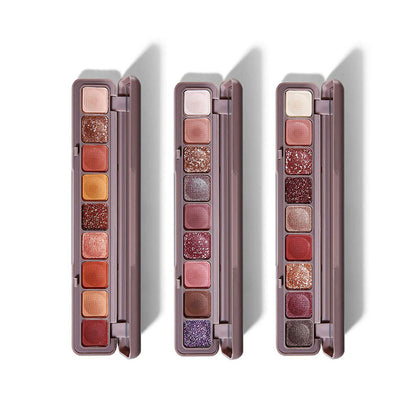 Paleta de Sombras Nacaradas Mate Glitter 9 Colores - Image 6