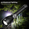 Linterna LED XHP90 con Carga USB - Iluminación Potente y Recargable