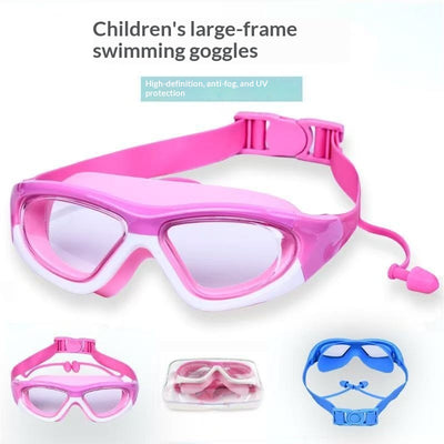 Gafas de Natación Infantiles Antivaho con Tapones Auditivos Integrados - Image 3
